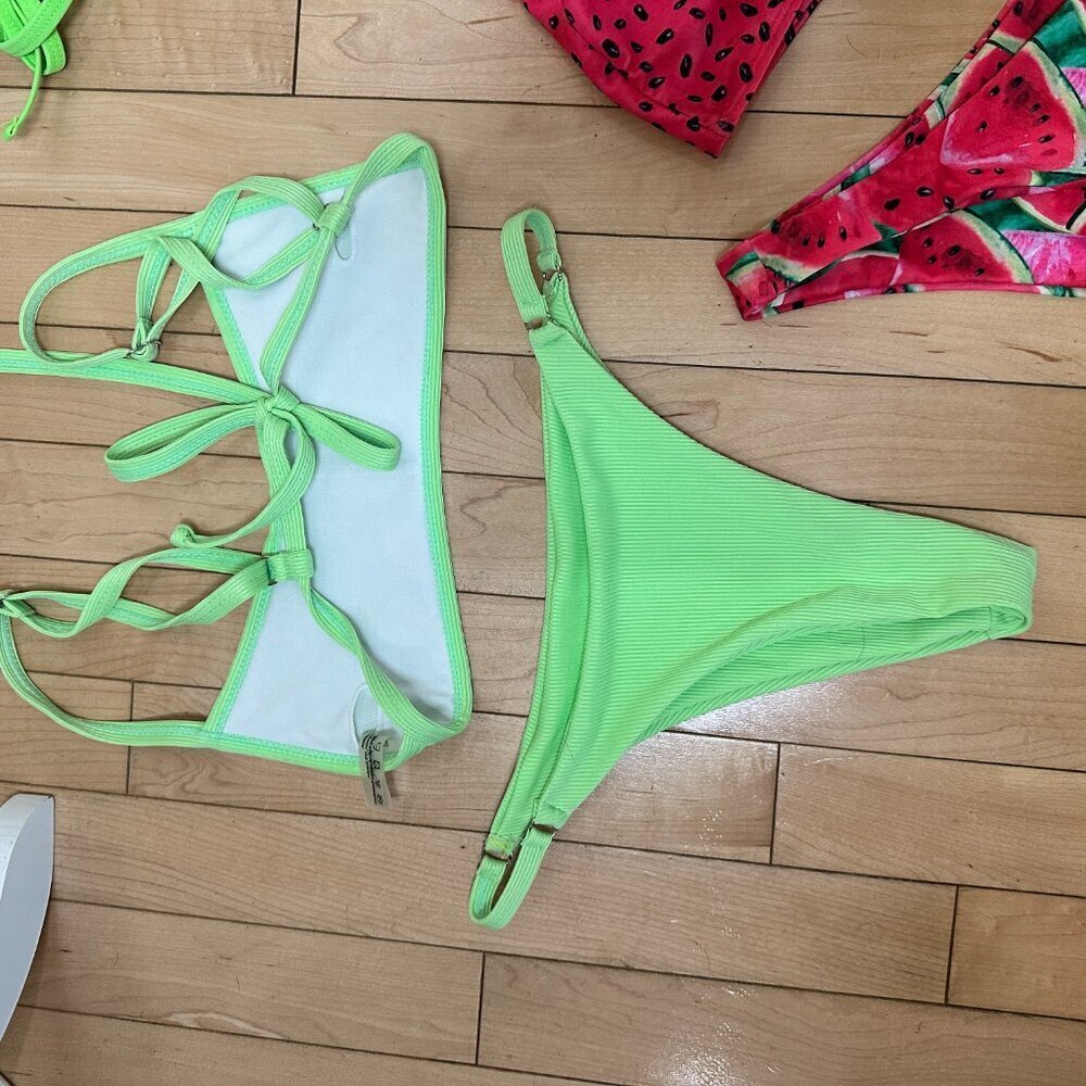 ZAFUL Set of 3 Bikinis Two Piece Swimsuits Size Small - Picture 8 of 13
